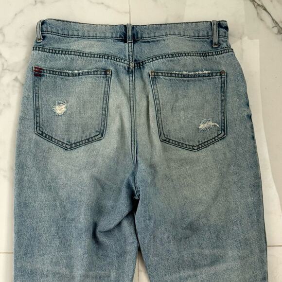 BDG Urban Outfitters Jeans Distress Rip Light High Rise Straight Women Size 29 - Picture 7 of 14